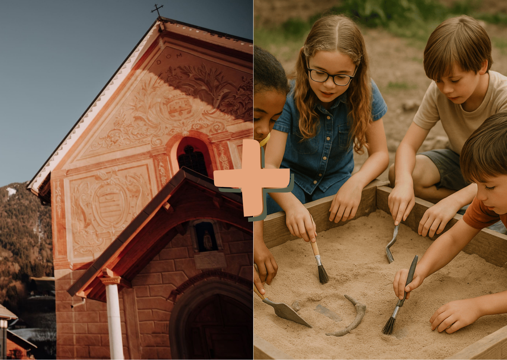 Atelier archéologie + Visite guidée église Entremont