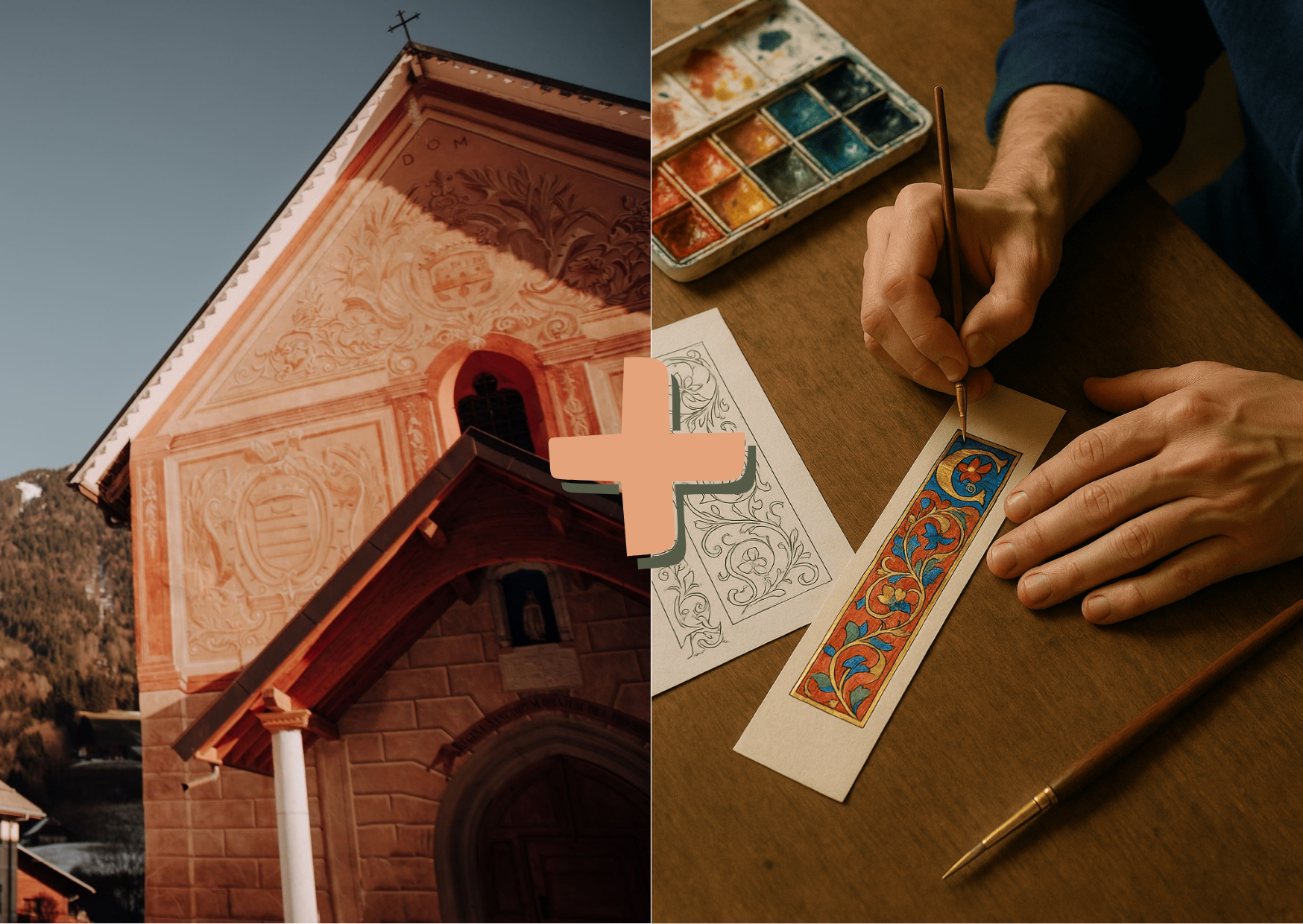 Atelier enluminure + Visite guidée église Entremont